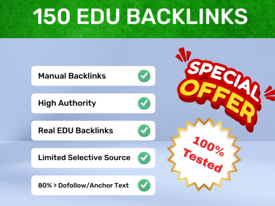 150 edu backlinks